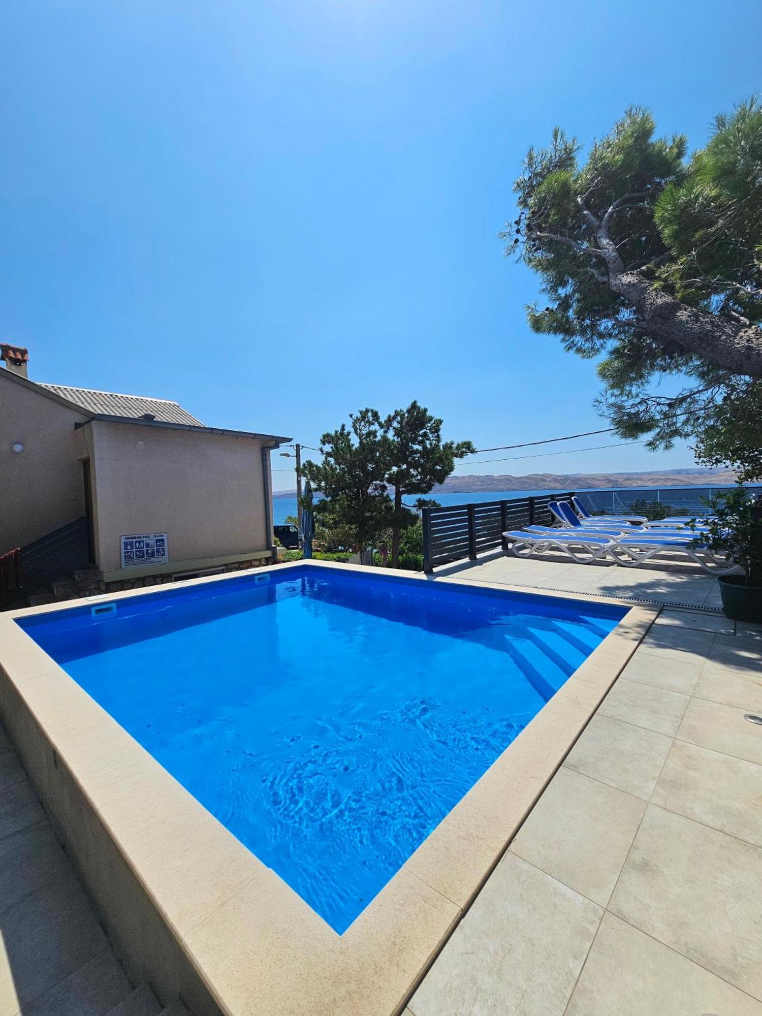 Beachfront House Ivana With Pool - Renovated 2025 Цезарица Екстериор снимка