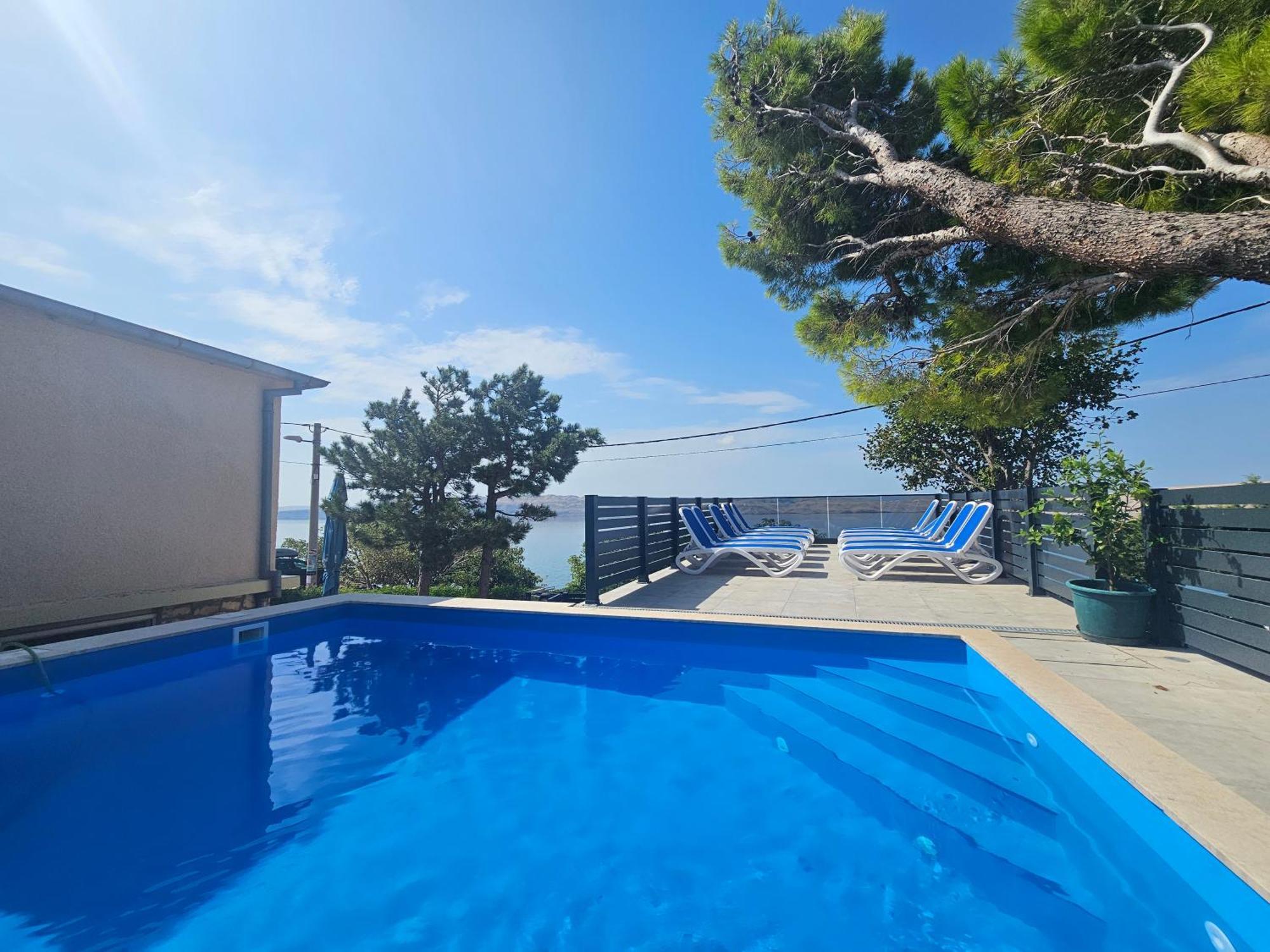 Beachfront House Ivana With Pool - Renovated 2025 Цезарица Екстериор снимка